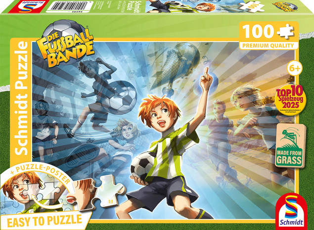 Puzzle Schmidt 100 elementów Piłkarze Wola Walki dla Dzieci 5+