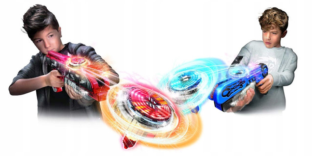 Wyrzutnia Silverlit Spinner M.A.D. Battle Edition Firestorm vs Mega Wave