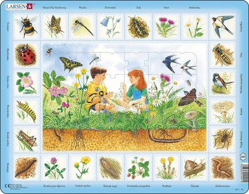 Puzzle Tactic Na Łące Maxi 48 elementów (36.5x28.5 cm) Edukacyjna Układanka