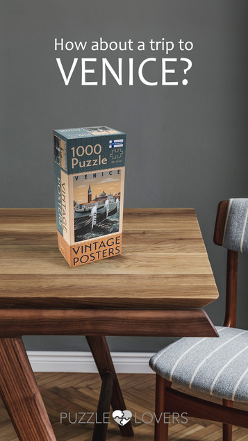 Puzzle Tactic Vintage Wenecja 1000 elementów - Obraz Retro