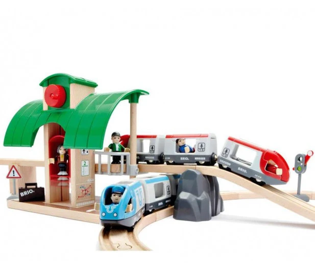 Dworzec z windą i rozjazdy BRIO WORLD 33512