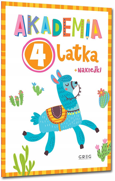 Książeczki z Naklejkami Dla 4 Latka Edukacyjne Dla Dzieci Akademia Greg