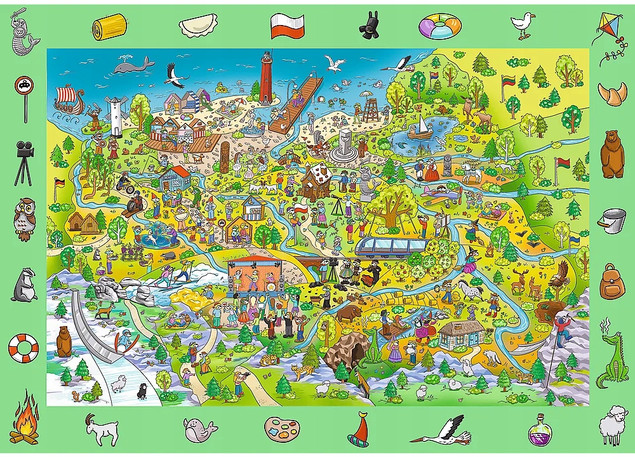 Puzzle Obserwacyjne Spy Guy 100 el. Trefl