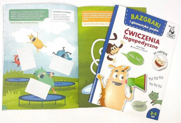 Bazgraki i gimnastyka języka. Ćwiczenia logopedyczne. Kapitan Nauka