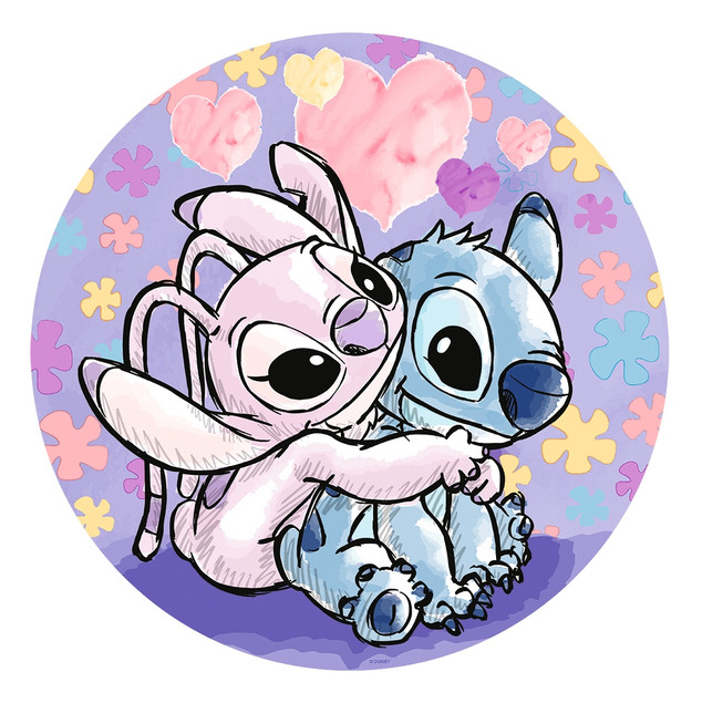 Puzzle 500 Elementów Stitch Lilo i Stitch Angel Ravensburger Disney