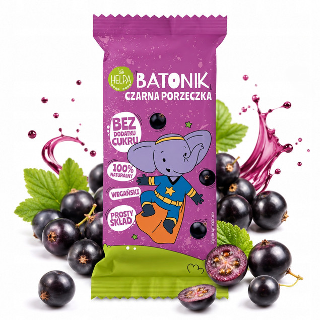 Batonik Czarna Porzeczka 20 g – Helpa