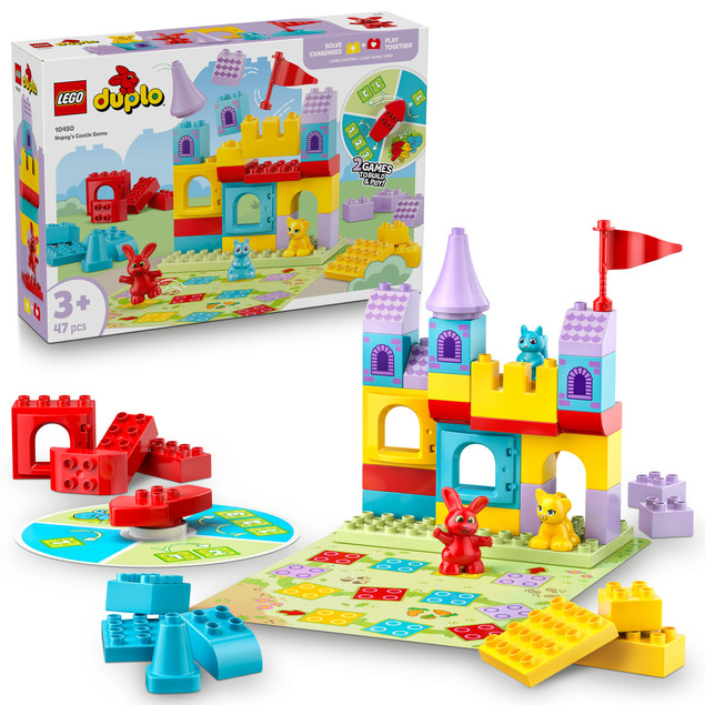 LEGO DUPLO 10450 Zamek i Gra Planszowa 2w1 Edukacyjny