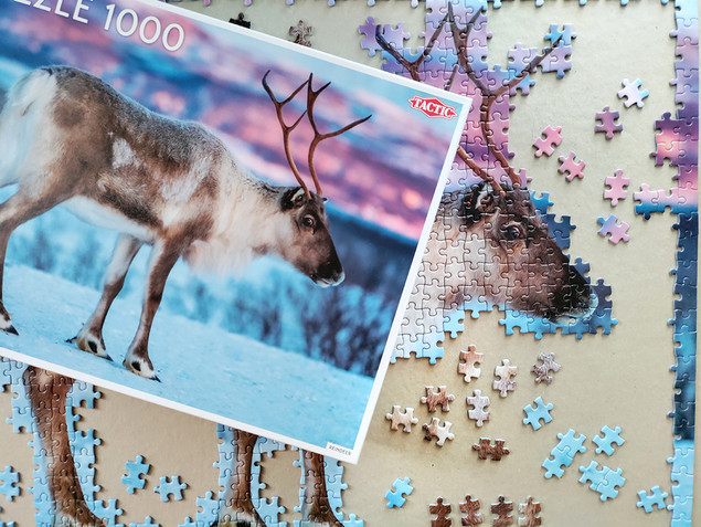 Puzzle Tactic Renifer 1000 elementów - Fińska Jakość