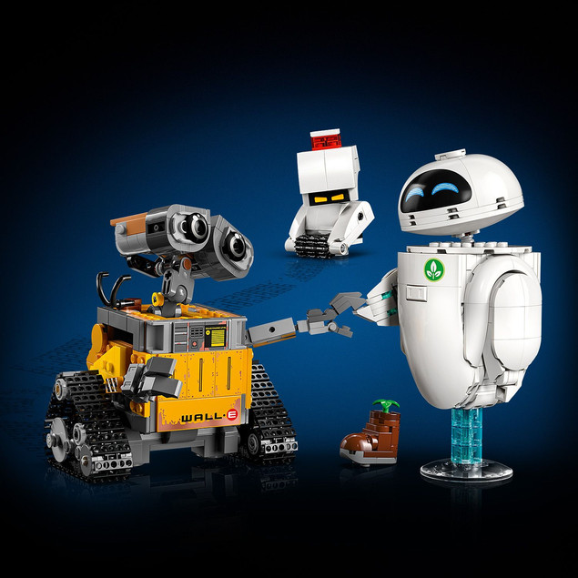 LEGO Disney Pixar 43279 WALL‑E i EVE — Zestaw kolekcjonerski 811 elementów