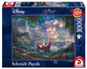 Puzzle Schmidt Disney Roszpunka Thomas Kinkade 1000 el. Premium Quality