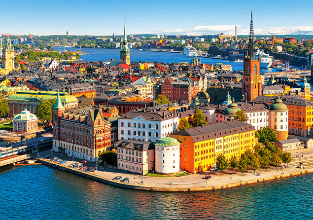 Puzzle 500 Sztokholm stare miasto, Szwecja CASTOR