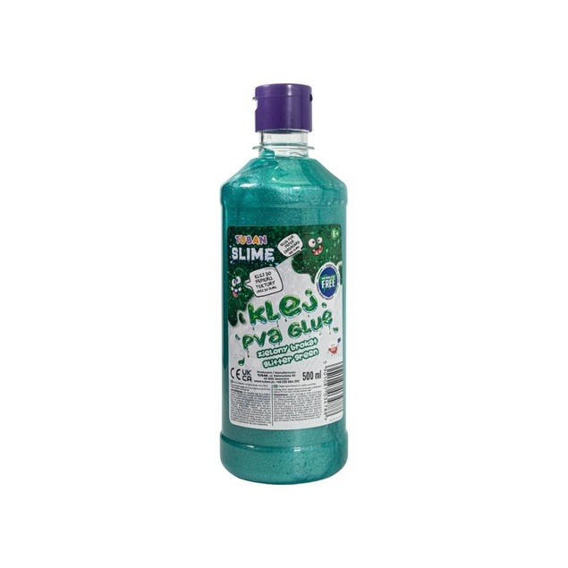 ZIELONY KLEJ BROKATOWY PVA 500ml robienia Slime