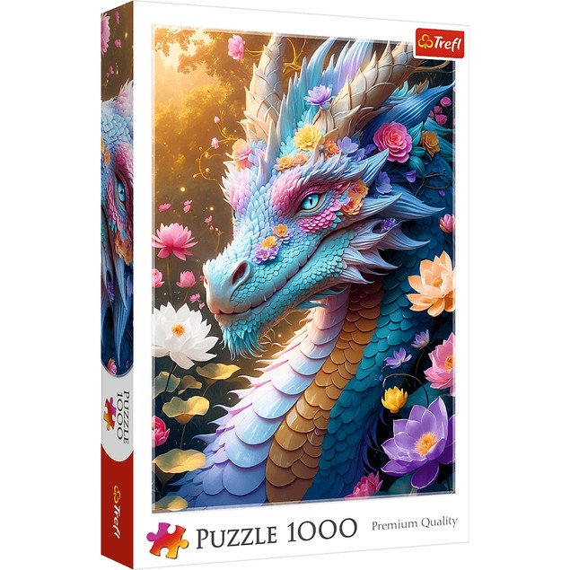 Puzzle 1000 Kolorowy smok