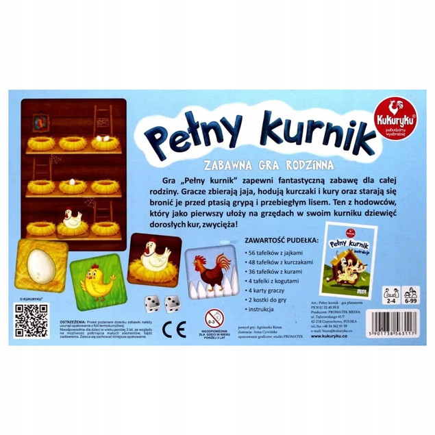 Gra Planszowa Pełny Kurnik – Kukuryku