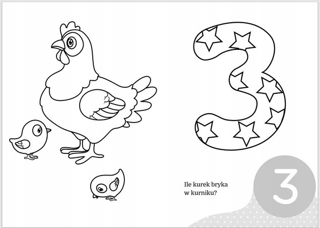 Cyferki. Maluszkowe malowanie