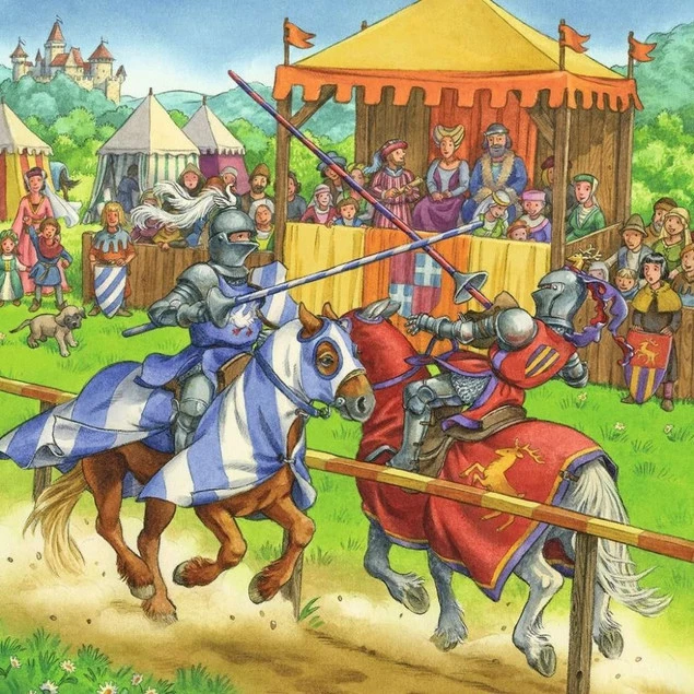 Puzzle Ravensburger 3x49 Rycerze obrazek 3