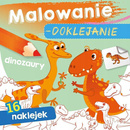 Malowanie Doklejanie Dinozaury 16 Naklejek 3+ Skrzat