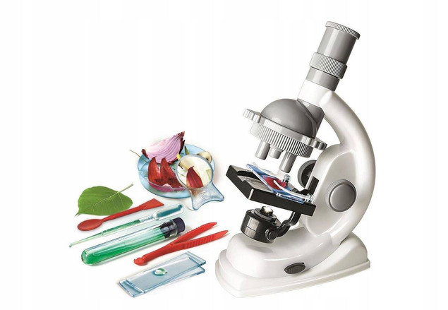 Naukowa zabawa. Doświadczenia z mikroskopem Clementoni