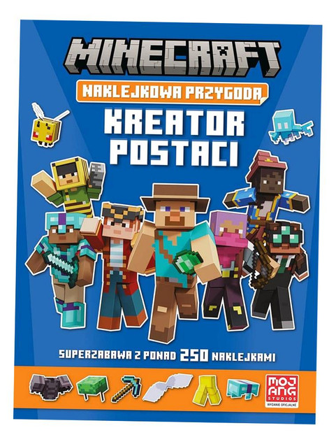 Minecraft Naklejkowa przygoda. Kreator postaci Praca zbiorowa