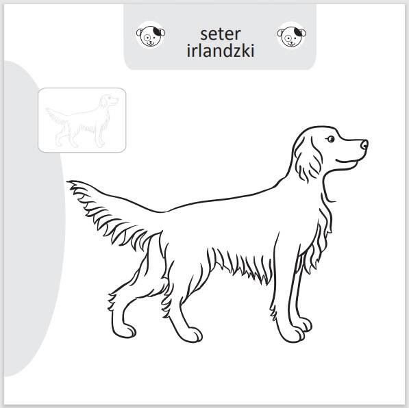 Malowanie-doklejanie. Pieski