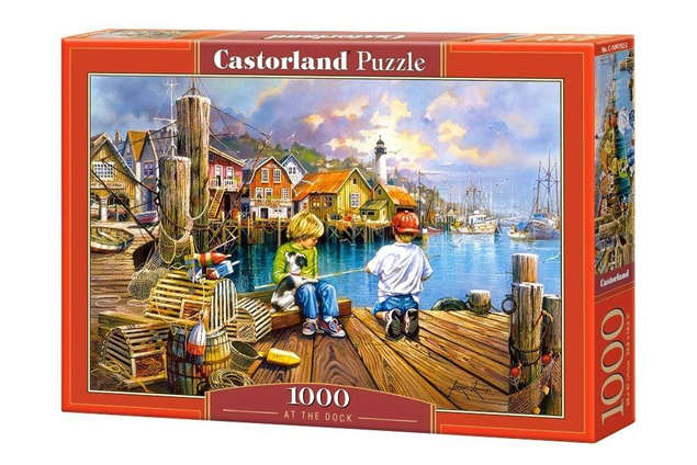 Puzzle 1000 Przystań w porcie Castorland