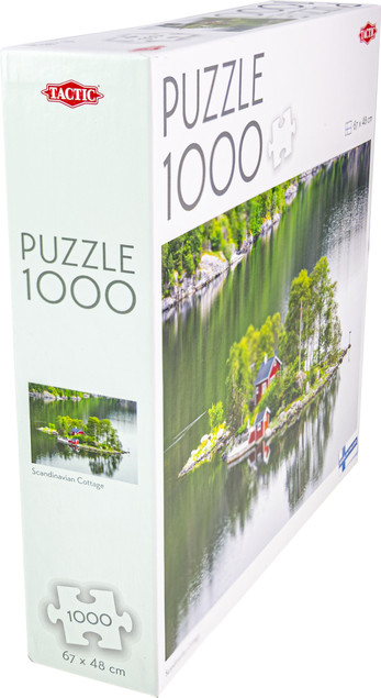 Puzzle Tactic 1000 elementów Scandinavian Cottage | Relaksujący Krajobraz