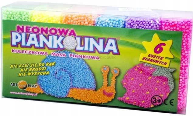 Piankolina NEONOWA 6 Kolorów Kostek 3+ Art And Play
