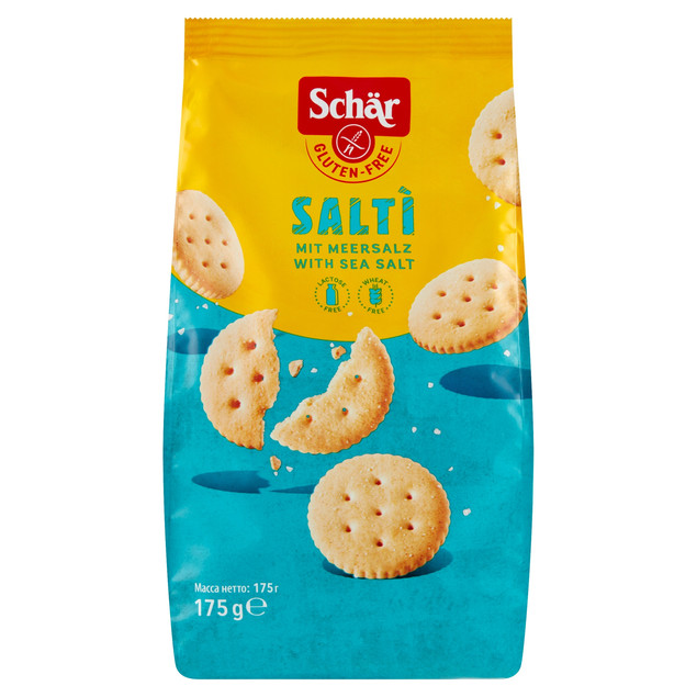 Schar Krakersy słone Salti bezglutenowe 175 g