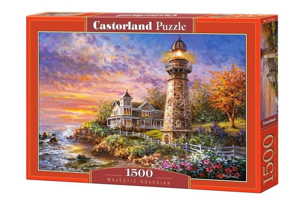 Puzzle 1500 Układanka Morze LATARNIA Morska Majestatyczna 9+ Castorland