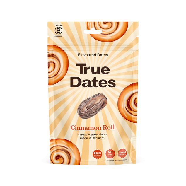 True Dates Daktyle o Smaku Cynamonowej Bułeczki 100g | Bez Cukru
