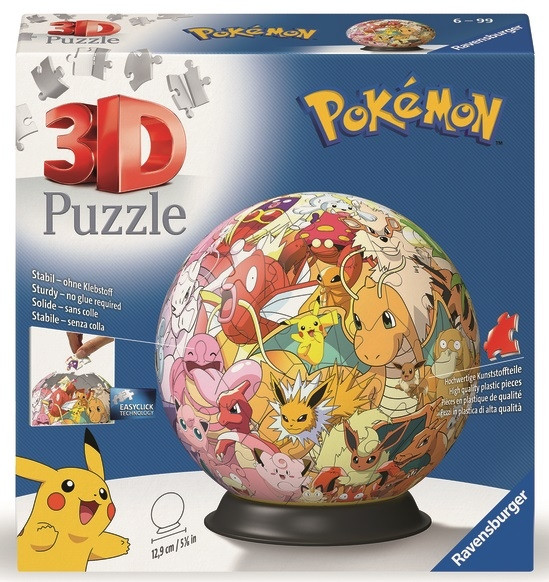 Puzzle 3D Kula: Pokemon / Ravensburger