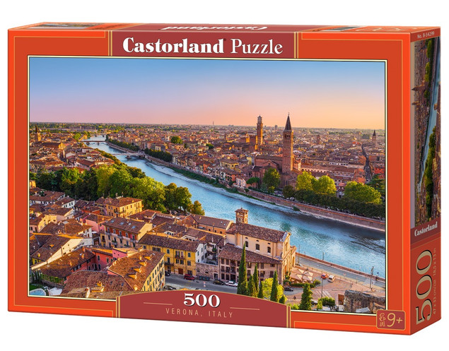 Castorland Puzzle 500 el. Werona Włochy - Panorama Miasta