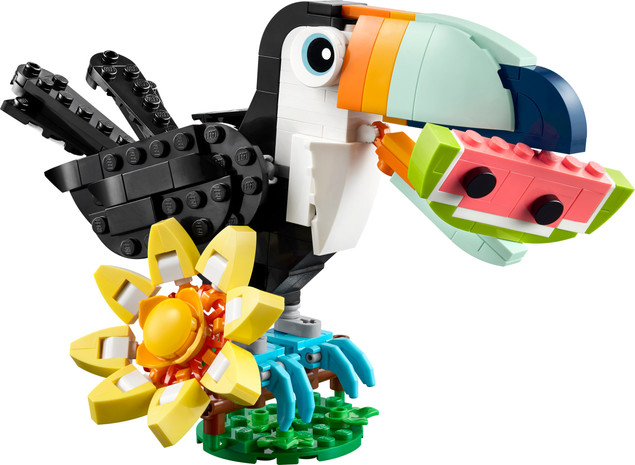 LEGO Creator 3 w 1 Dzikie Zwierzęta: Tropikalny Tukan 31173