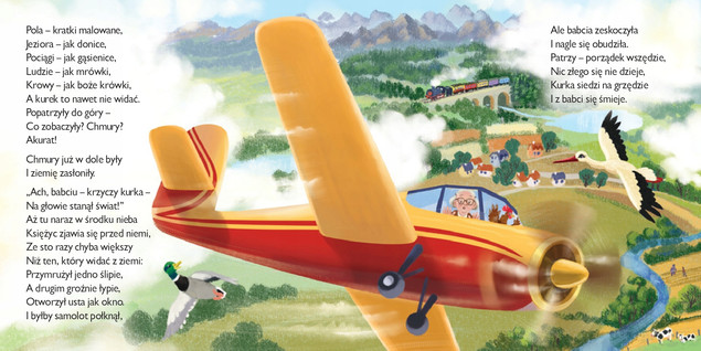 W Aeroplanie Julian Tuwim Bajki i Wierszyki 1+ Skrzat (TW)