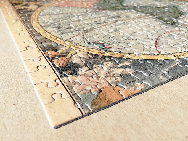 Tactic Puzzle 500 Stara Mapa Świata Fińskie 47x31cm dla 8+