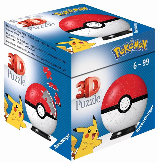 Puzzle 3D Ravensburger Pokemon 55 elementów
