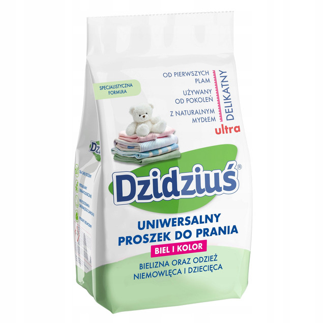 Proszek do prania, ultra delikatny, biel i kolor 1,5 kg | Dzidziuś