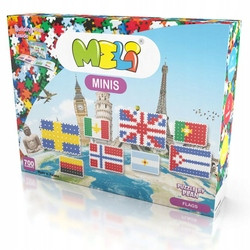 Klocki Meli Minis Flags 700 szt. | Edukacyjne Klocki Flagi Świata