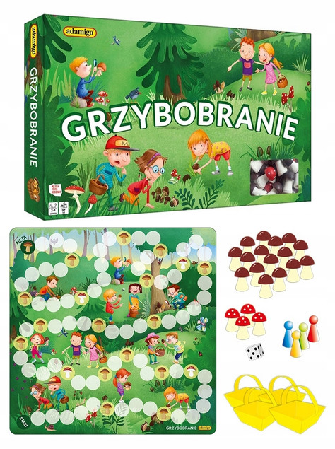 Grzybobranie – gra planszowa rodzinna