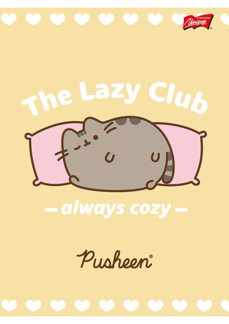 Zeszyt do nauki pisania w 3-linię A5 Pusheen Unipap 32 kartek