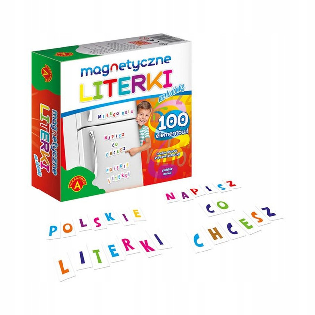 Alexander literki magnetyczne na lodówkę 100 elementów 0811