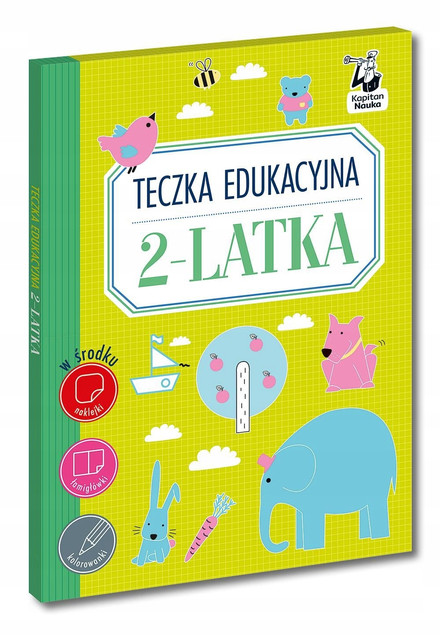 Zdolny 2-latek z naklejkami