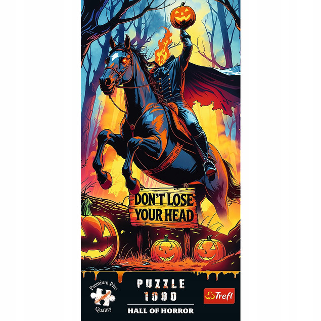TREFL PUZZLE 1000 ELEMENTÓW HALL OF HORROR JEŹDZIEC BEZ GŁOWY 12+