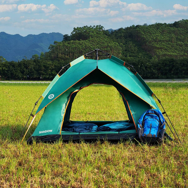 NILS Duży Namiot Turystyczny Kempingowy 3osobowy Wodoodporny NC7819