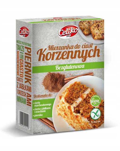 Mieszanka do ciast korzennych bezglutenowa Celiko 0,3 kg