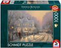 Puzzle Schmidt Spiele 1000 el. Thomas Kinkade "Świąteczne spotkanie" Premium Quality