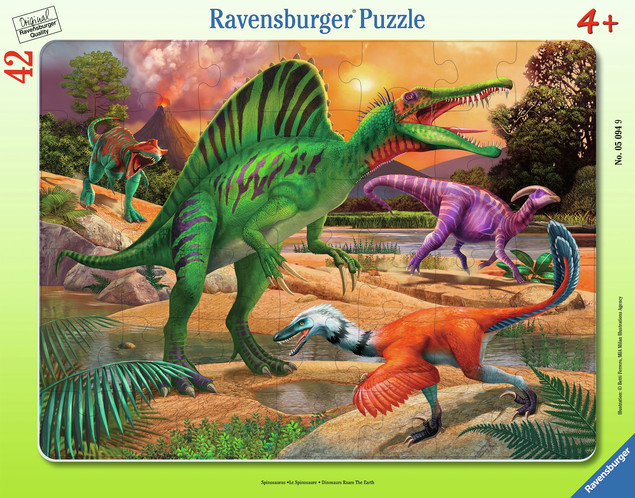 Puzzle Ravensburger 42 elementów Ravensburger Puzzle Dinosauři 42 dílků