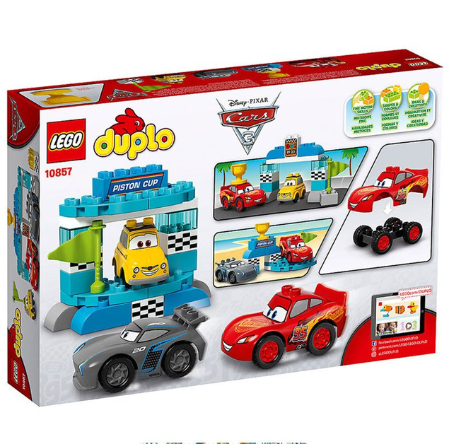 Wyścig o Złoty Tłok p3 Cars3 LEGO DUPLO 10857