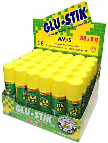 30x Amos Klej w sztyfcie 8 g