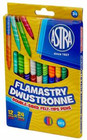 Flamastry Mazaki Szkolne Dwustronne 12=24